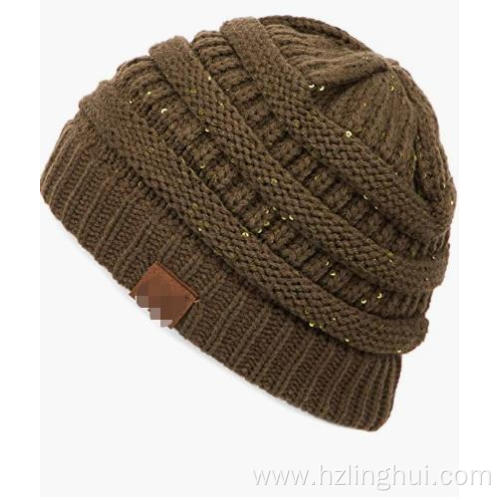 Exclusives Cable Knitted Thick Soft Warm Beanie Hats